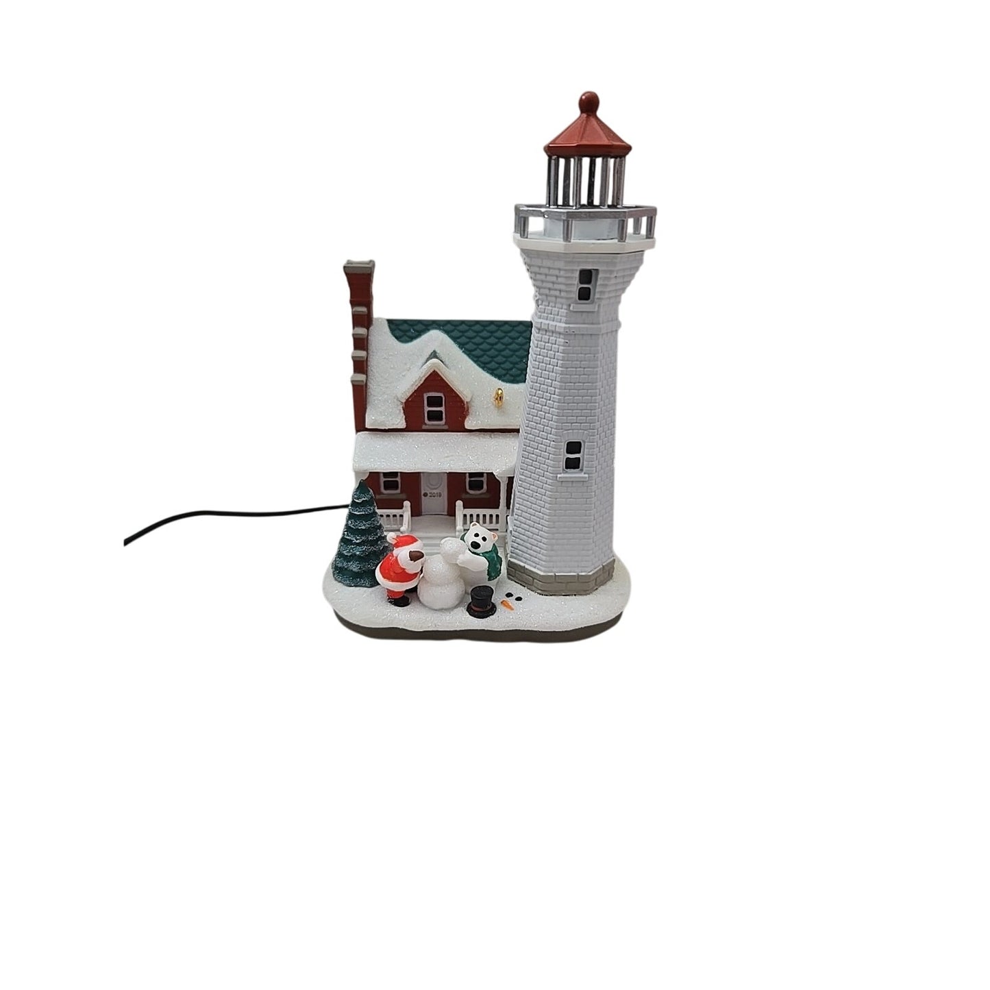 Hallmark Keepsake Ornament HOLIDAY LIGHTHOUSE 8th in Series MAGIC Light 2019 NIB