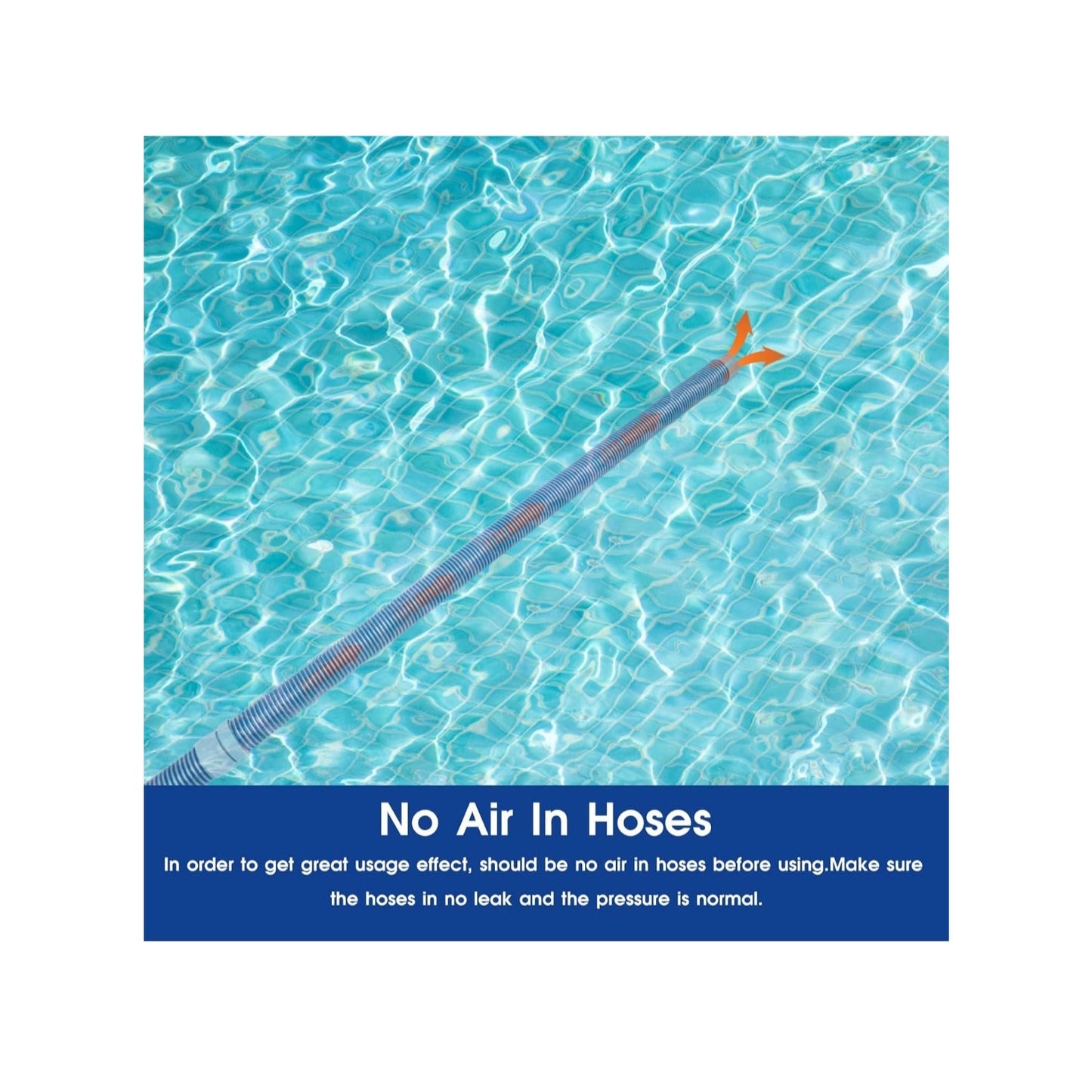 NEW Professional Swimming Pool Vacuum Cleaner Hose 1.5” 8 Piece Hoses