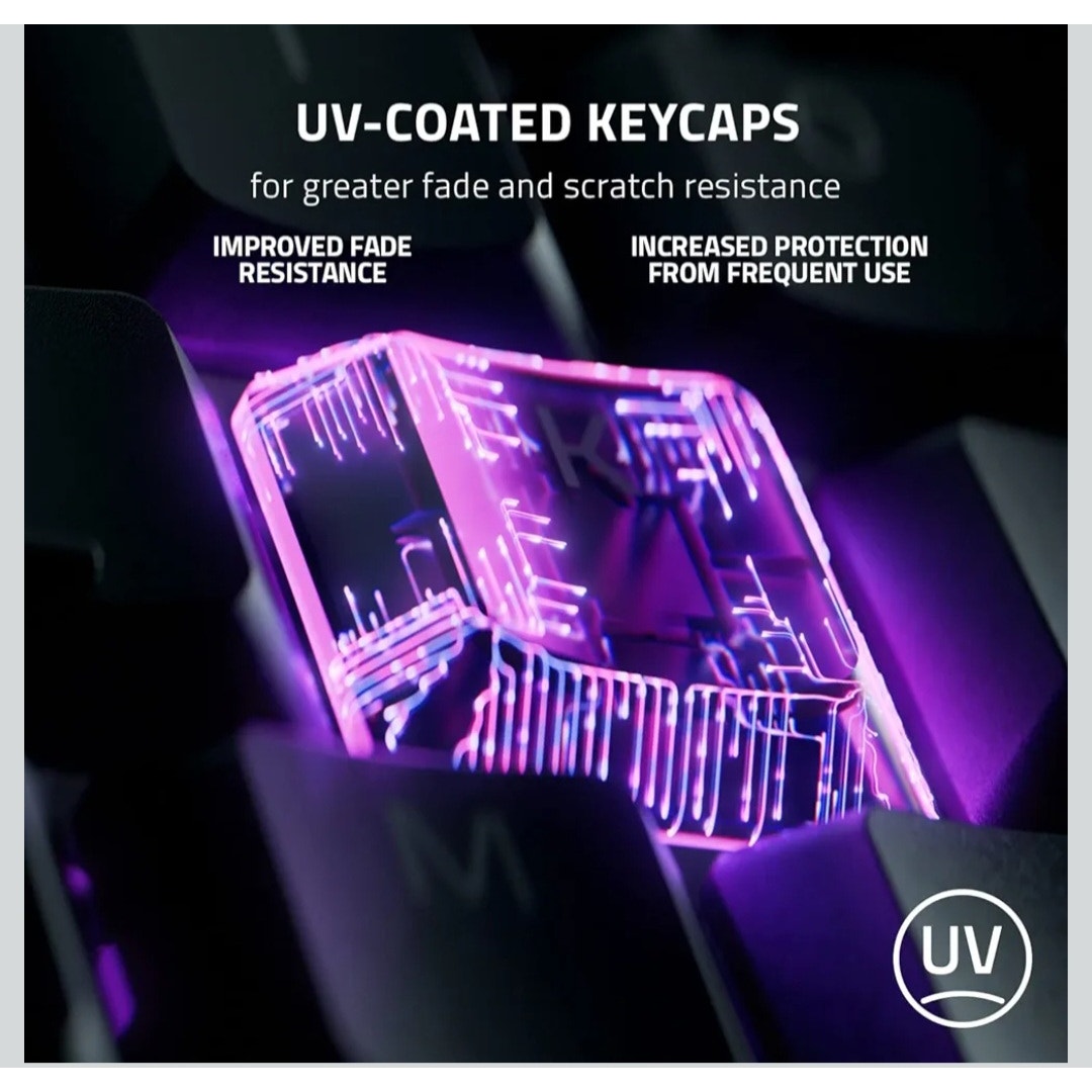 Razer Ornata V3 Gaming Keyboard Low Profile Keys Mecha Membrane Switches RGB Backlit