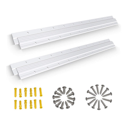 French Cleat 30 inch 2 Pairs Aluminum Mounting Brackets Hanging Fixtures