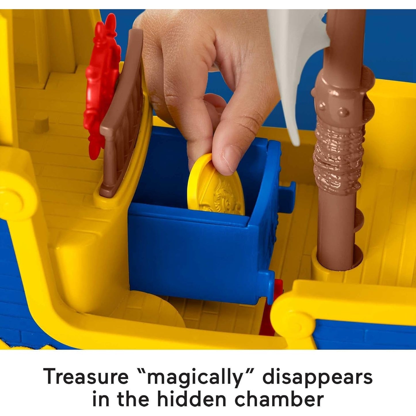 Fisher-Price Preschool Santiago of the Seas Lights & Sounds El Bravo Pirate Ship Playset