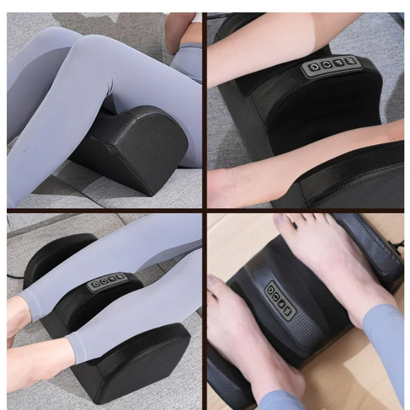 Shiatsu Foot Massager Machine w/ Heat Foot & Calf Massager w/ Massage Roller Deep Tissue Massager