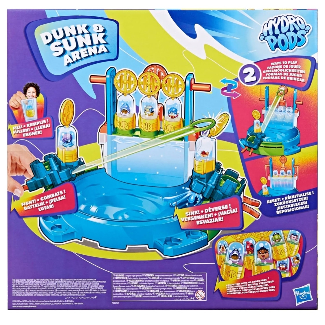 Hasbro Hydro Pods Dunk & Sunk Arena