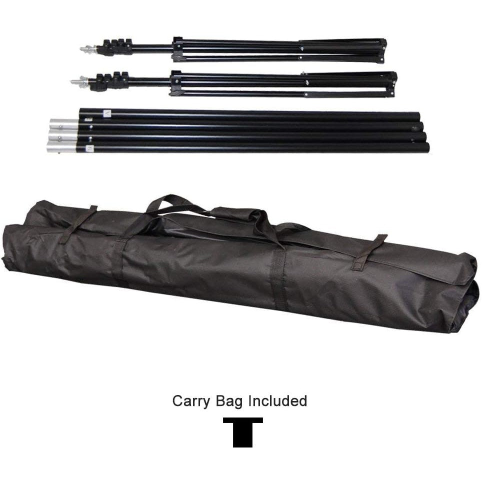 New Large Heavy Duty 10' x 9.8' foot Sturdy Backdrop Stand for Background Screen Height Adjustable
