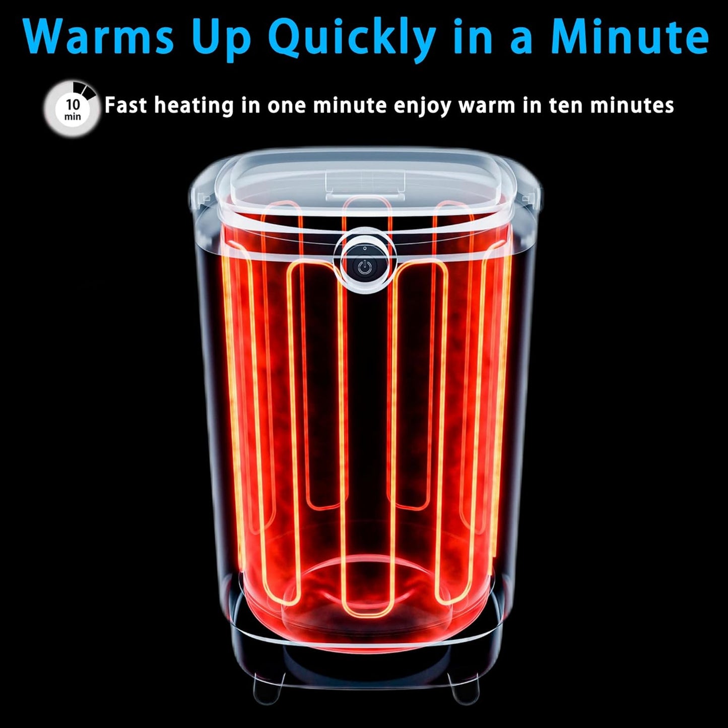 New Towel Warmer Bucket Large Spa Hot Towels in 10 Min Fits Two Oversized Towels