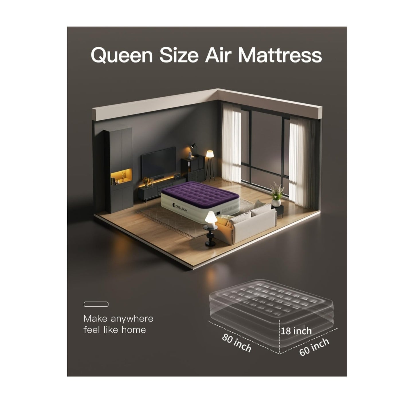Queen Air Mattress With Built in Pump