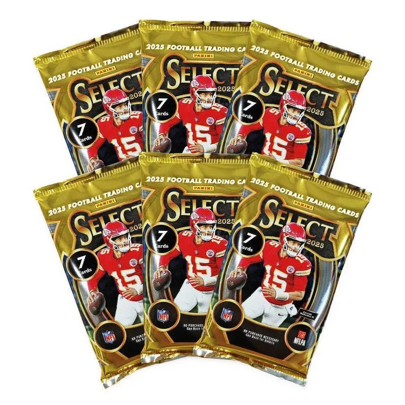 2025 Panini NFL Select Football Trading Card Mega Box