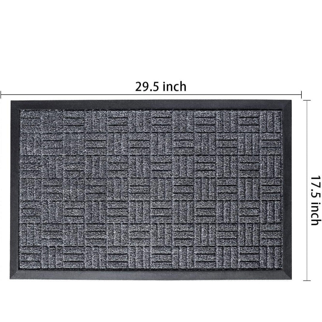 New All-Weather Door Floor Mat for Indoor or Outdoor 17.5 x 29.5"