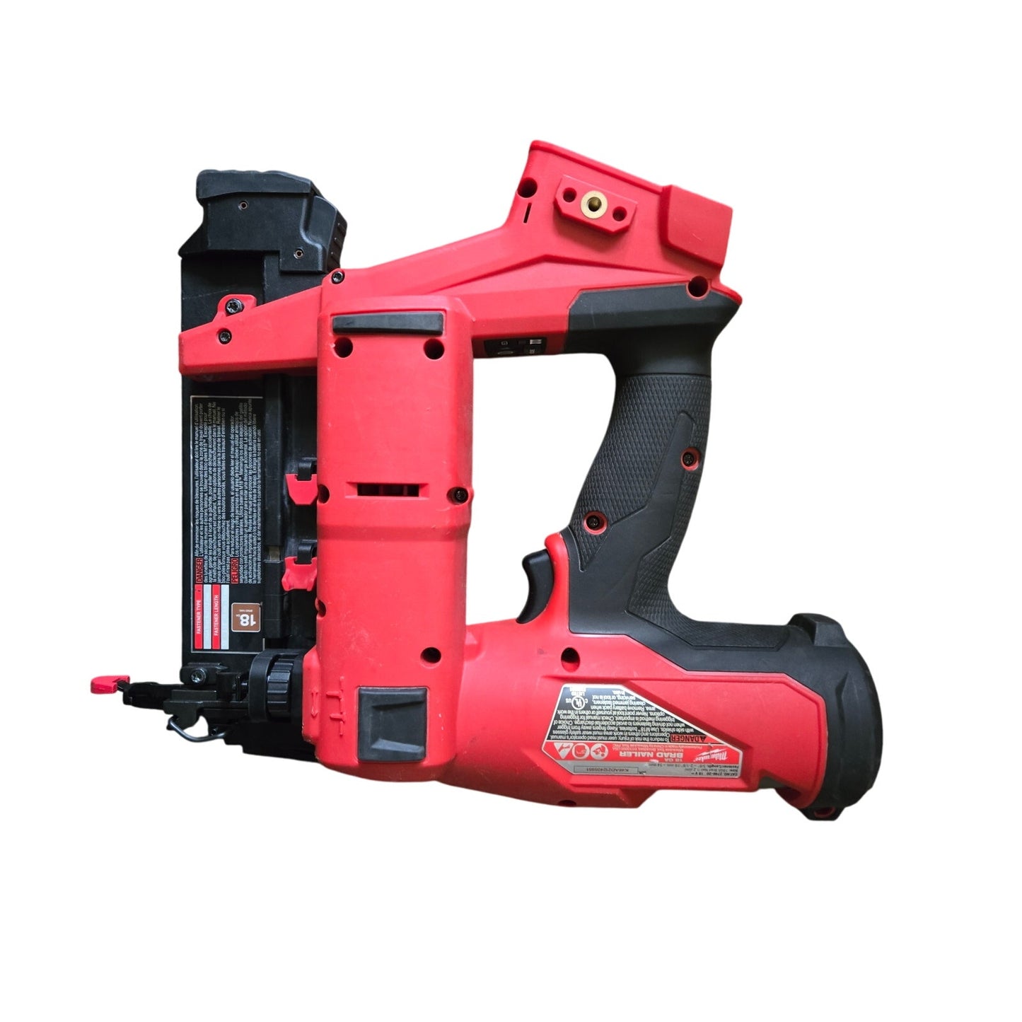 Milwaukee 18 gauge brad nailer