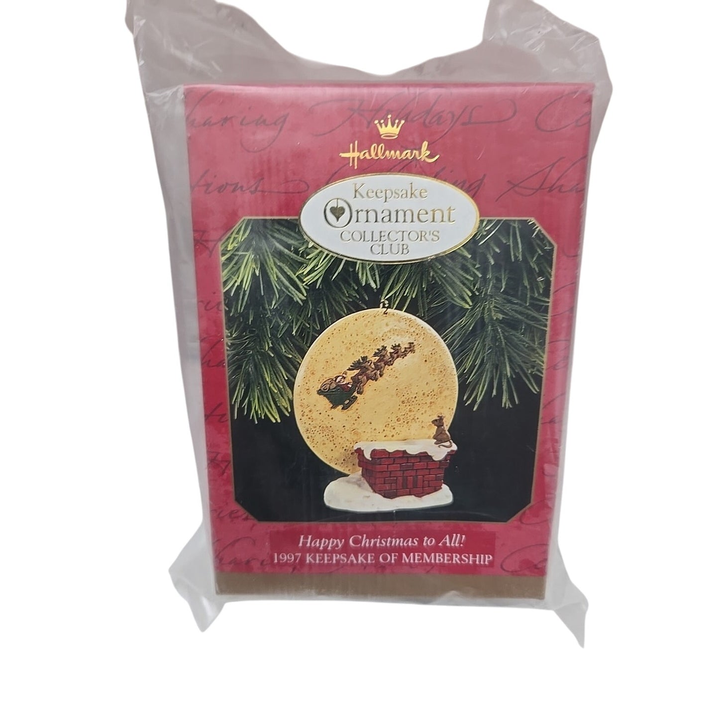 New Hallmark Keepsake Collectors Club Ornaments, Set of 4, Membership Kit 1997