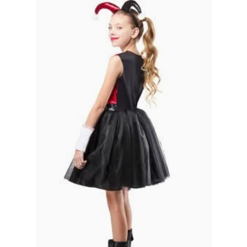 DC Harley Quinn Halloween Costume for Girls Size M 7-8