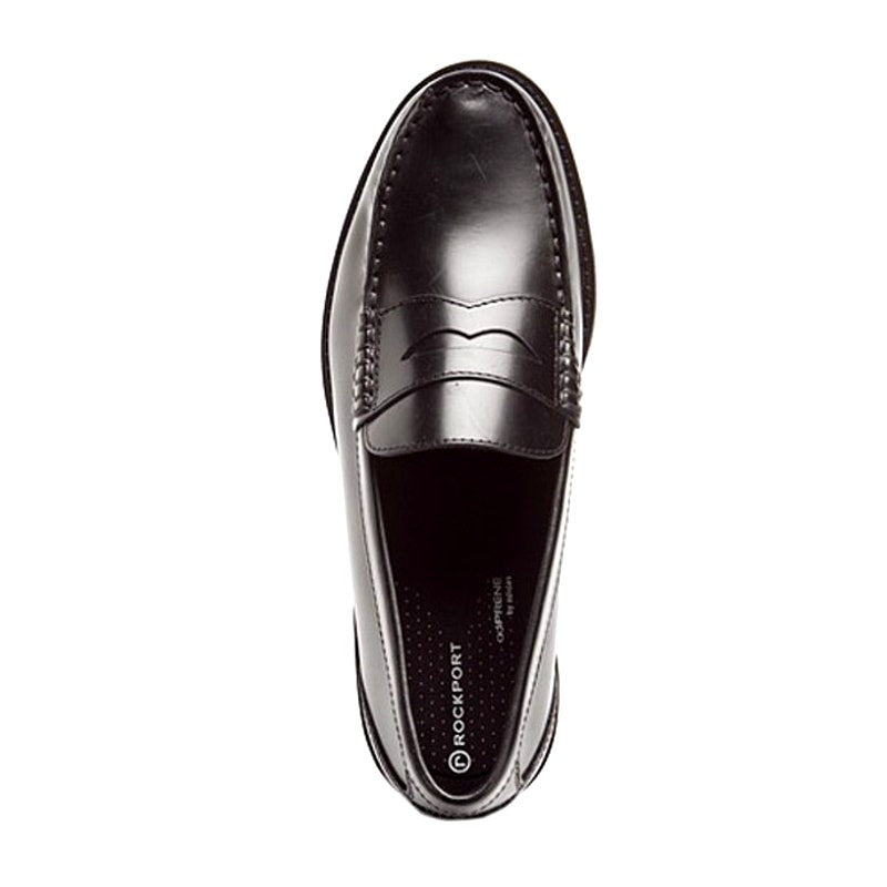 Rockport Shakespeare Circle Black Brush Off Loafers K53879 New 11.5 XW XWide