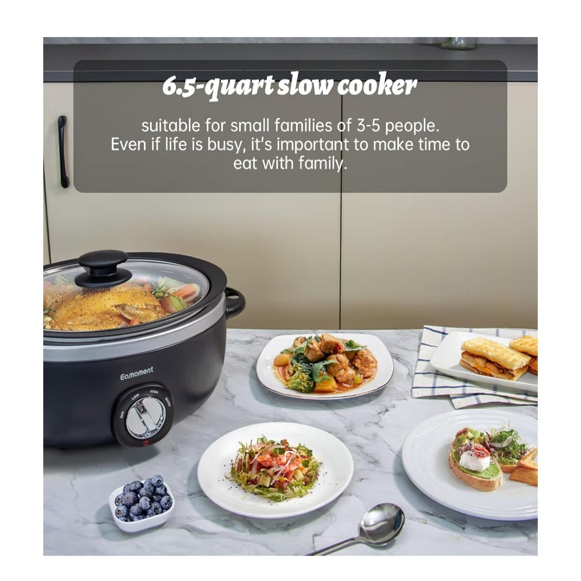 New 6.5 Quart Slow Cooker