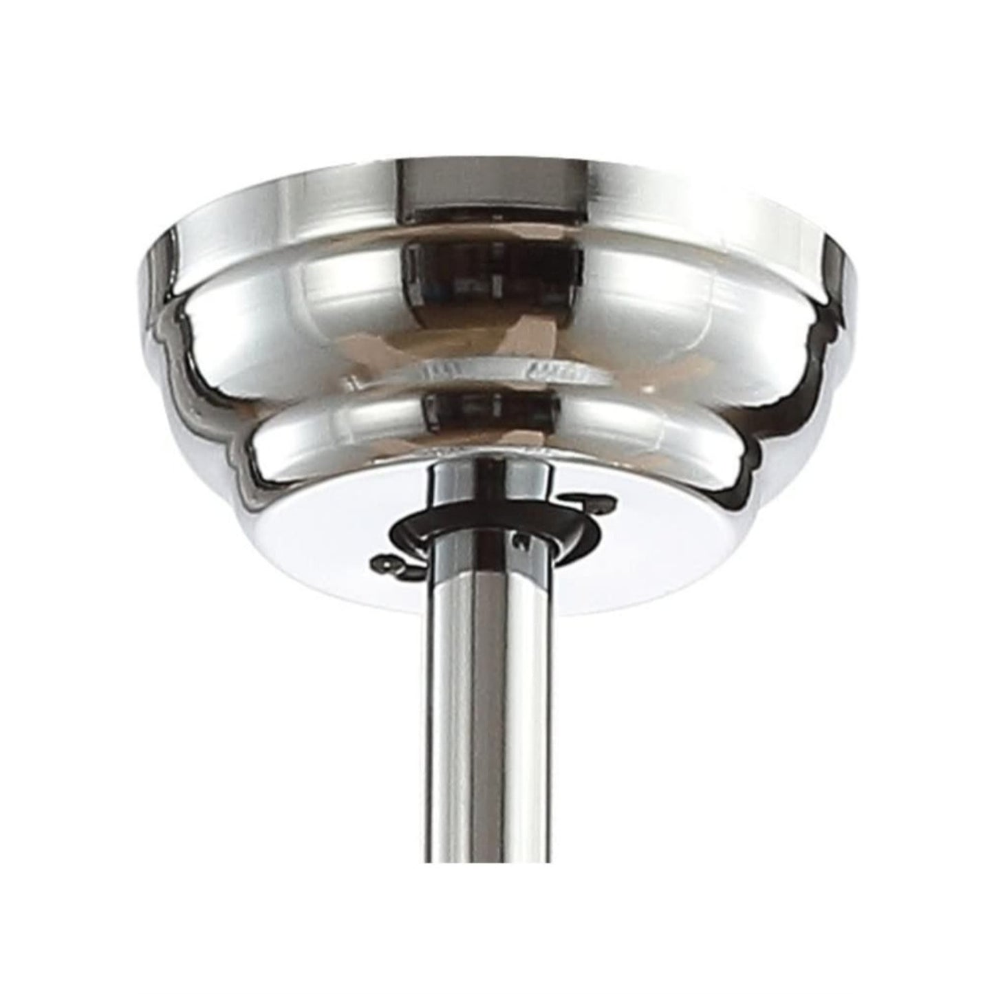JONATHAN Y JYL9706A Mandy 52" 3-Light Crystal Prism Drum LED Ceiling Fan w/ Remote Chrome