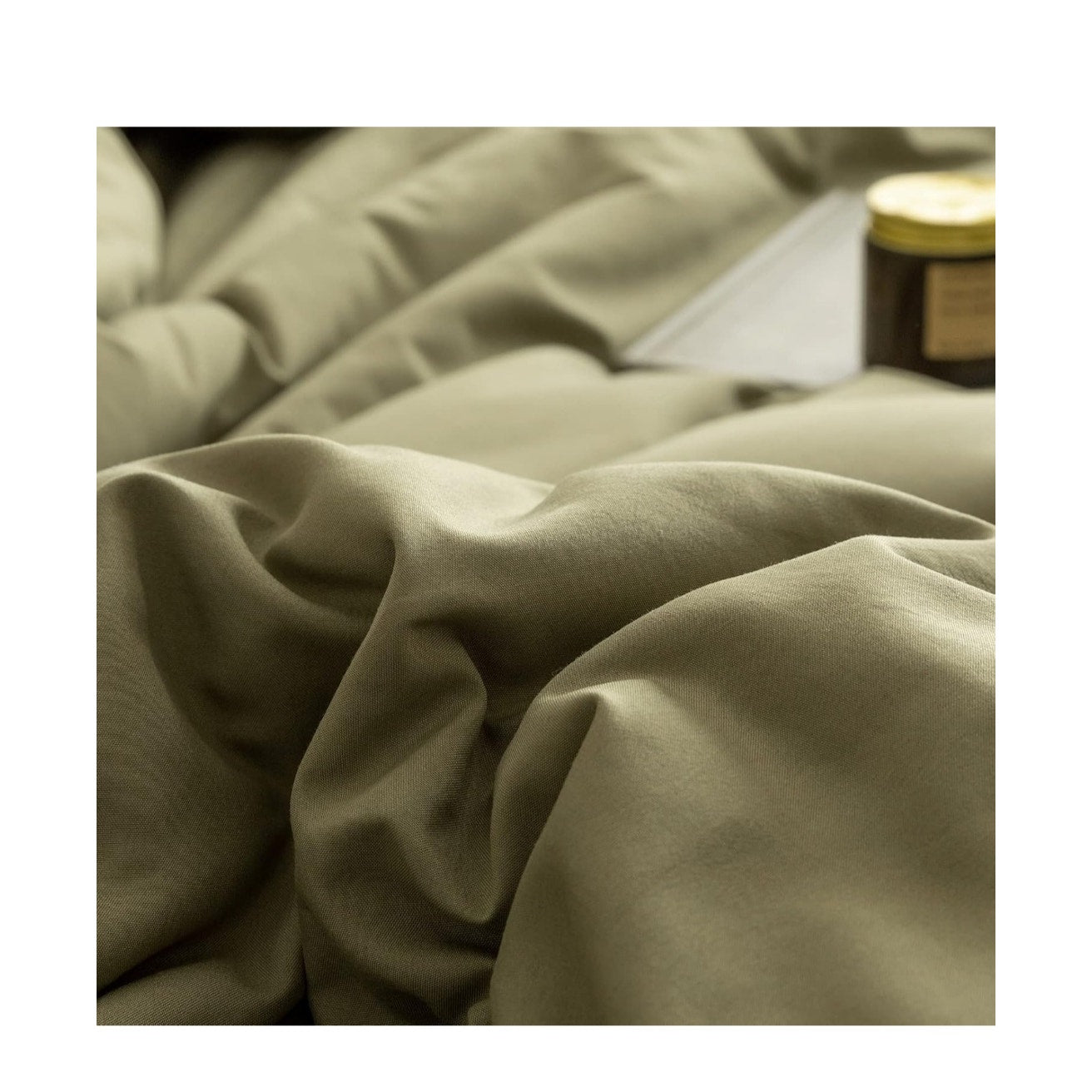 New King Size Comforter Olive Green