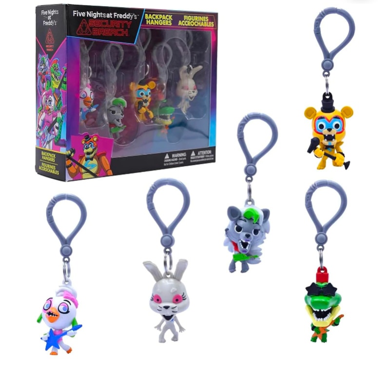 Just Toys Five Nights at Freddy's Security Breach 5-Piece Backpack Hanger
