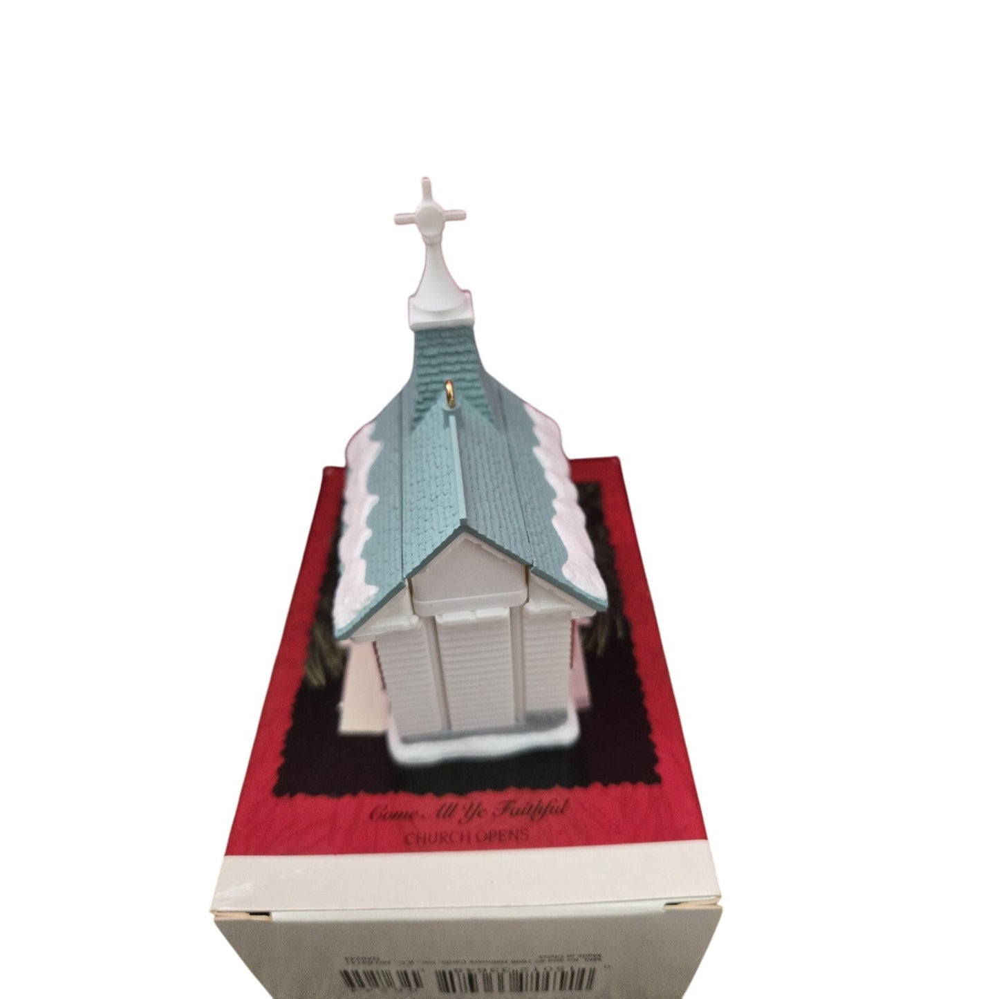 #17 Hallmark Keepsake Ornament Come All Ye Faithful Church Opens 1996 Collectors