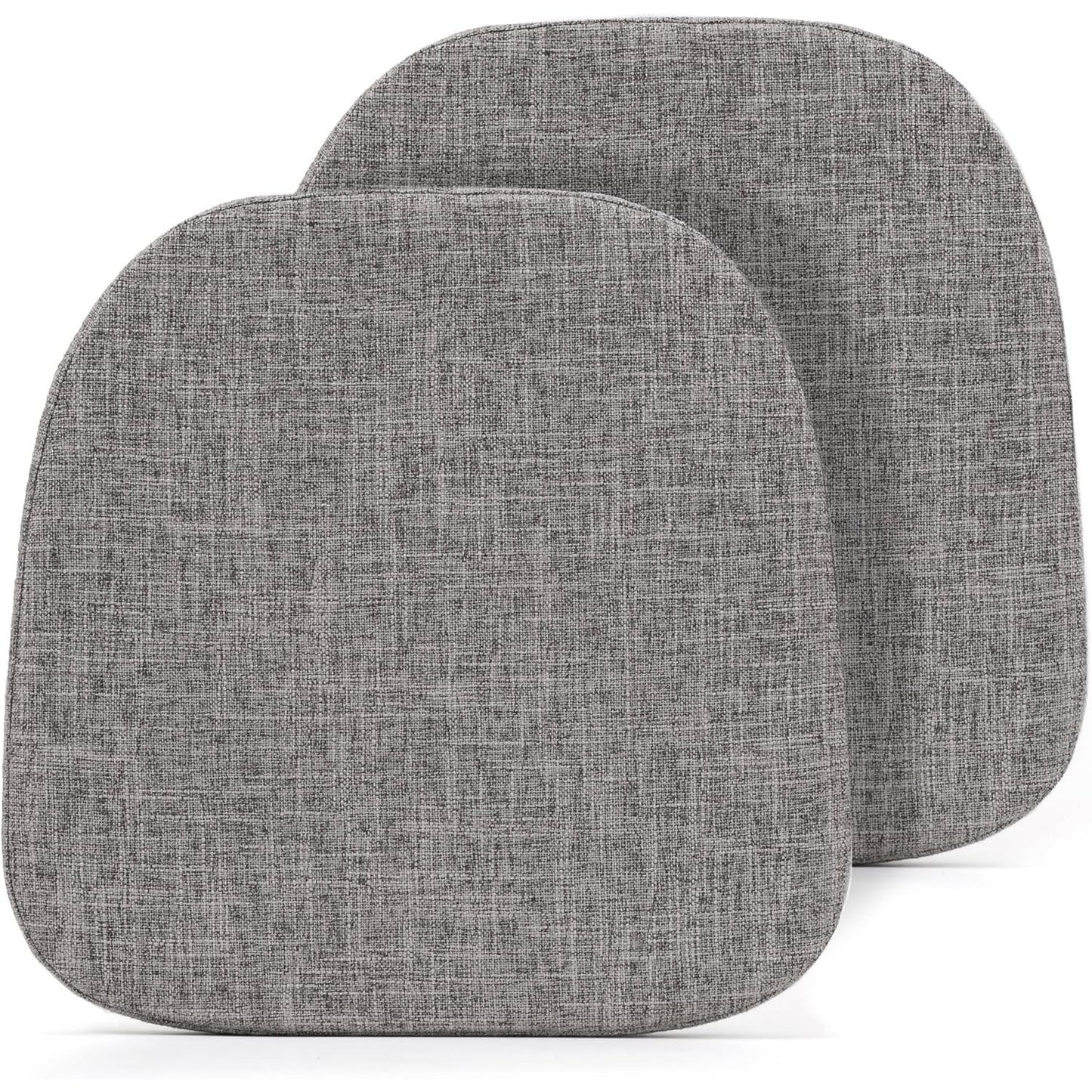 New 14x14 Small Chair Seat Cushions Pads Set of 2 inch Grey Gray