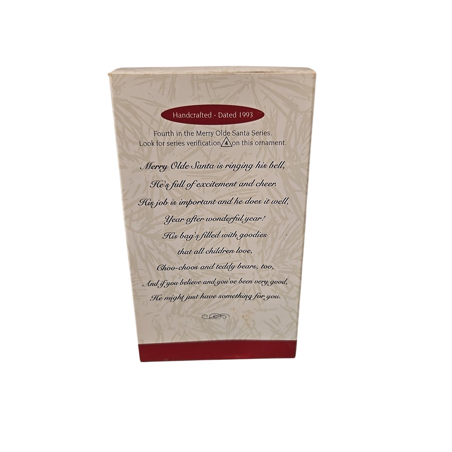 Merry Olde Santa Hallmark Keepsake Ornament 1993