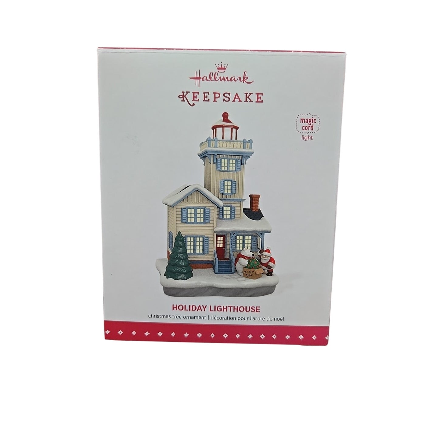 Hallmark 2015 HOLIDAY LIGHTHOUSE Ornament 4th In Series