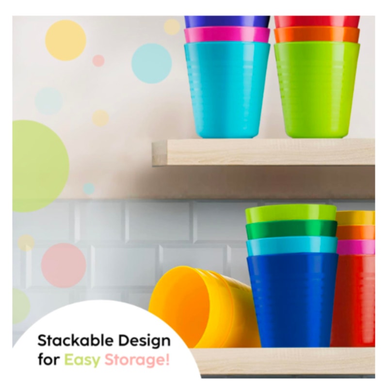 Kids Cups - Set of 18 Plastic cups