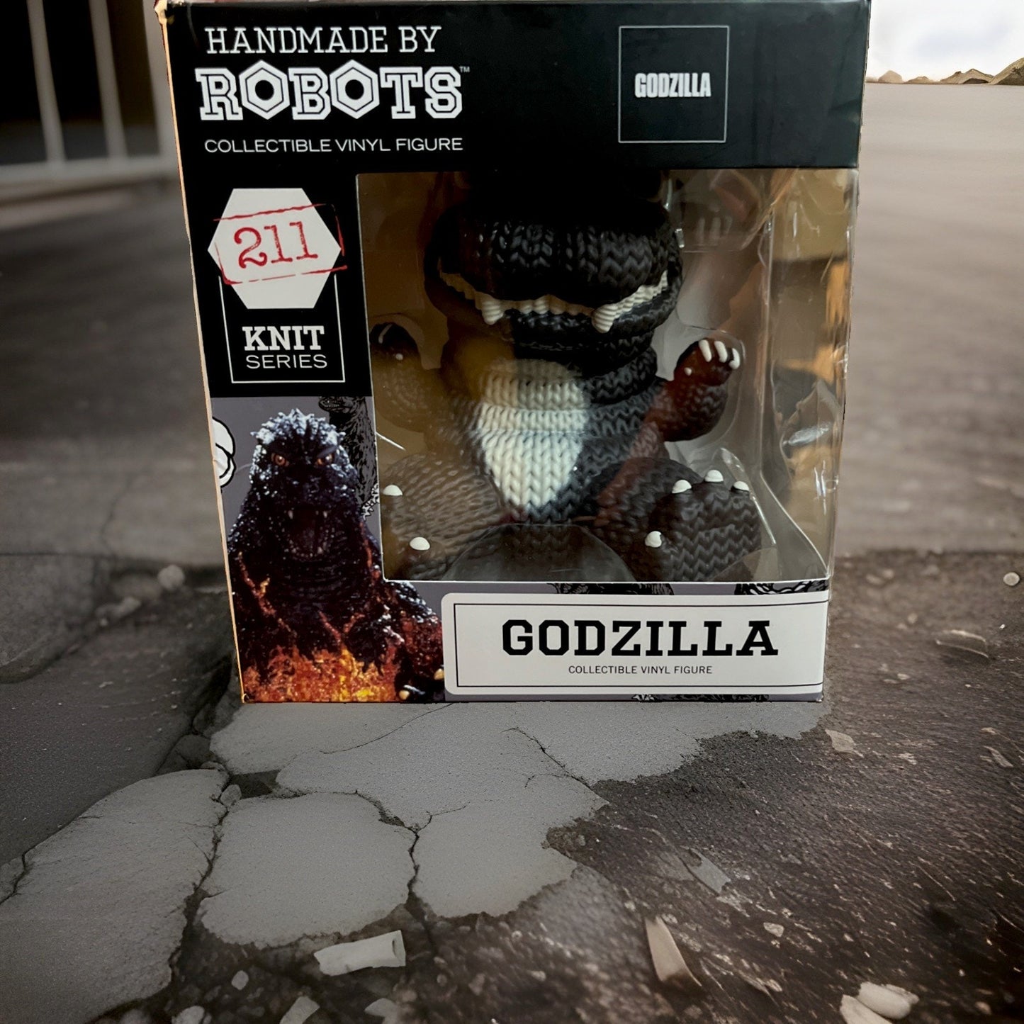 Godzilla Knit Series #211 Handmade By Robots Figure - 2023 - Ages 3+ - New in Box