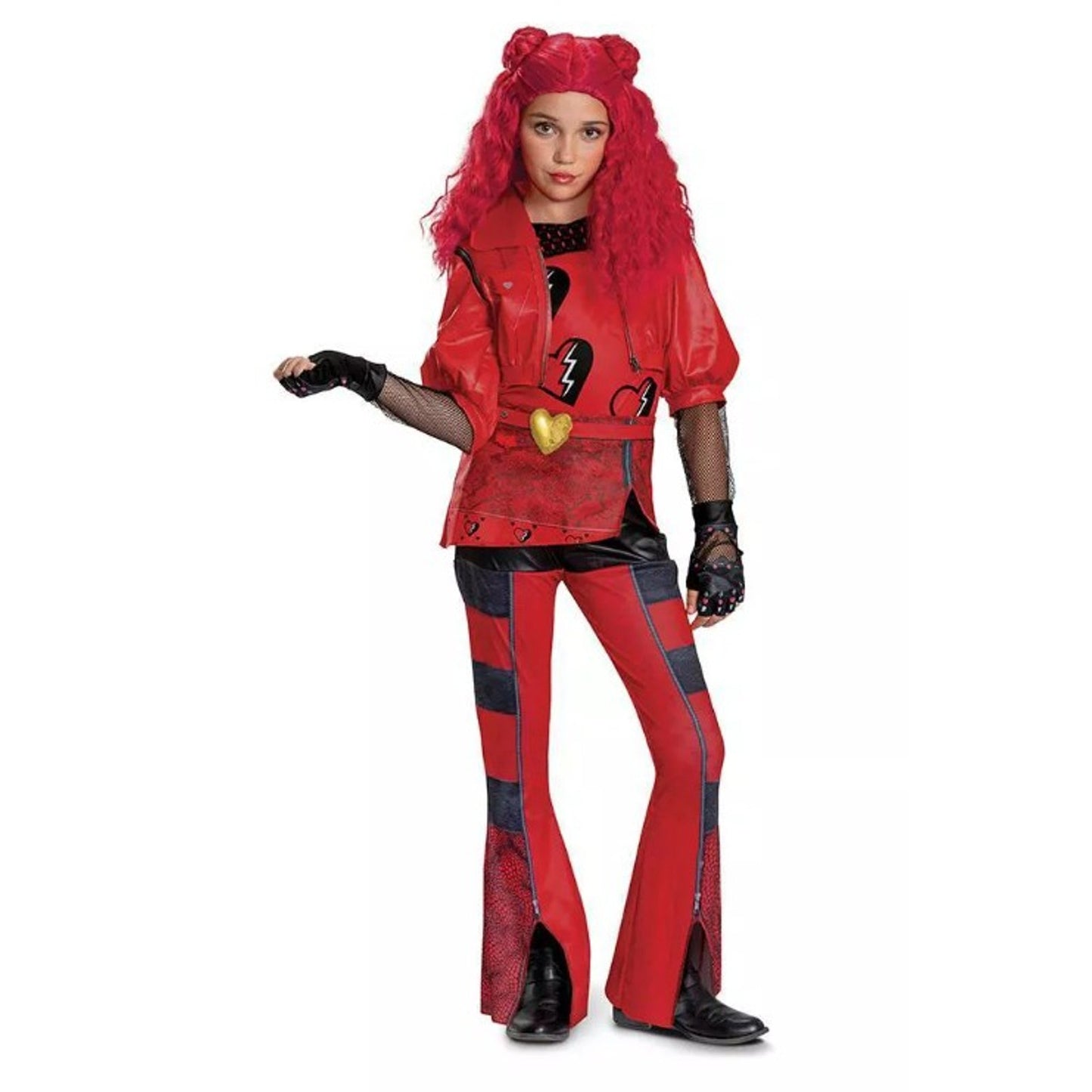 Disney Red Size M 7-8 Descendants 4 Deluxe Kids' Halloween Costume