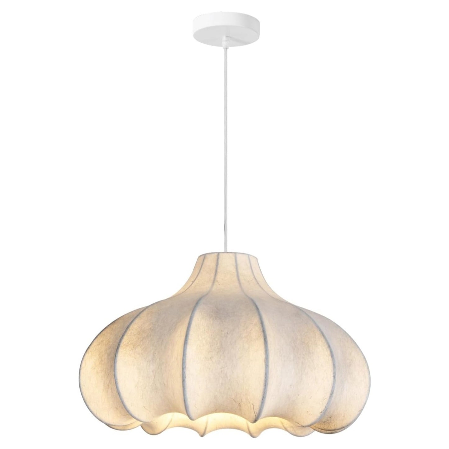 New Silk 15-inch Modern Pendant Light Fixture Unique