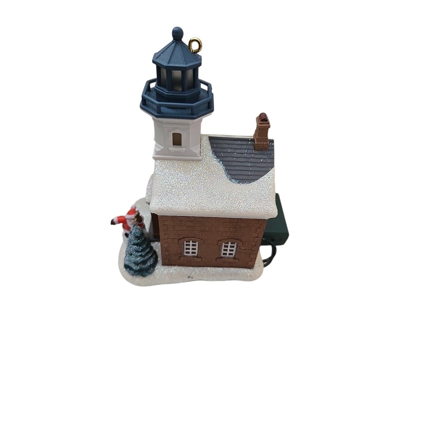 Hallmark Keepsake Holiday Lighthouse 2016 Ornament Magic Cord 5th In Series