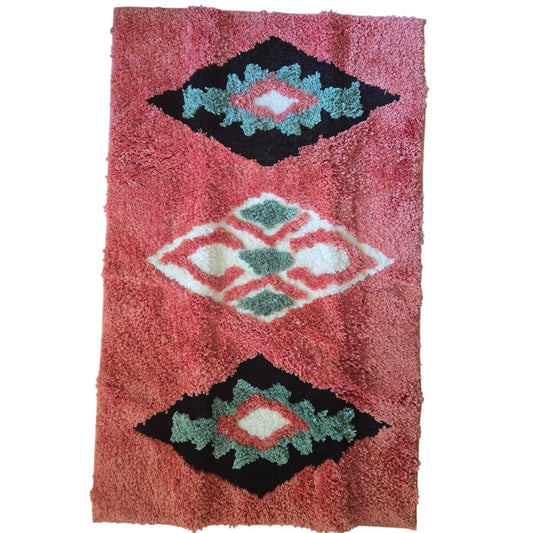 2'x3' Boho Bath Mat (30"x20") Non-Slip Accent Rug Microfiber Machine Washable