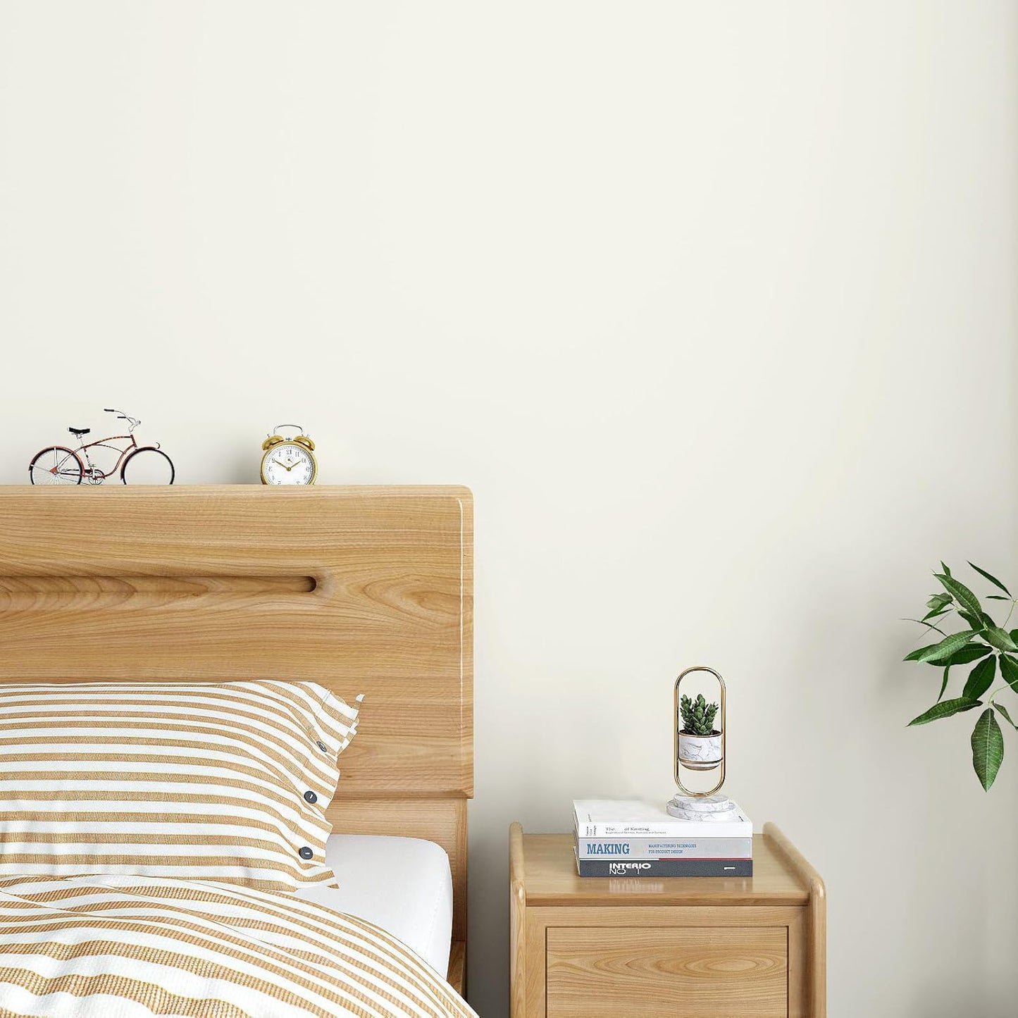 Matte Off White Peel & Stick Vinyl for Cabinets Walls Waterproof Self Adhesive Removable