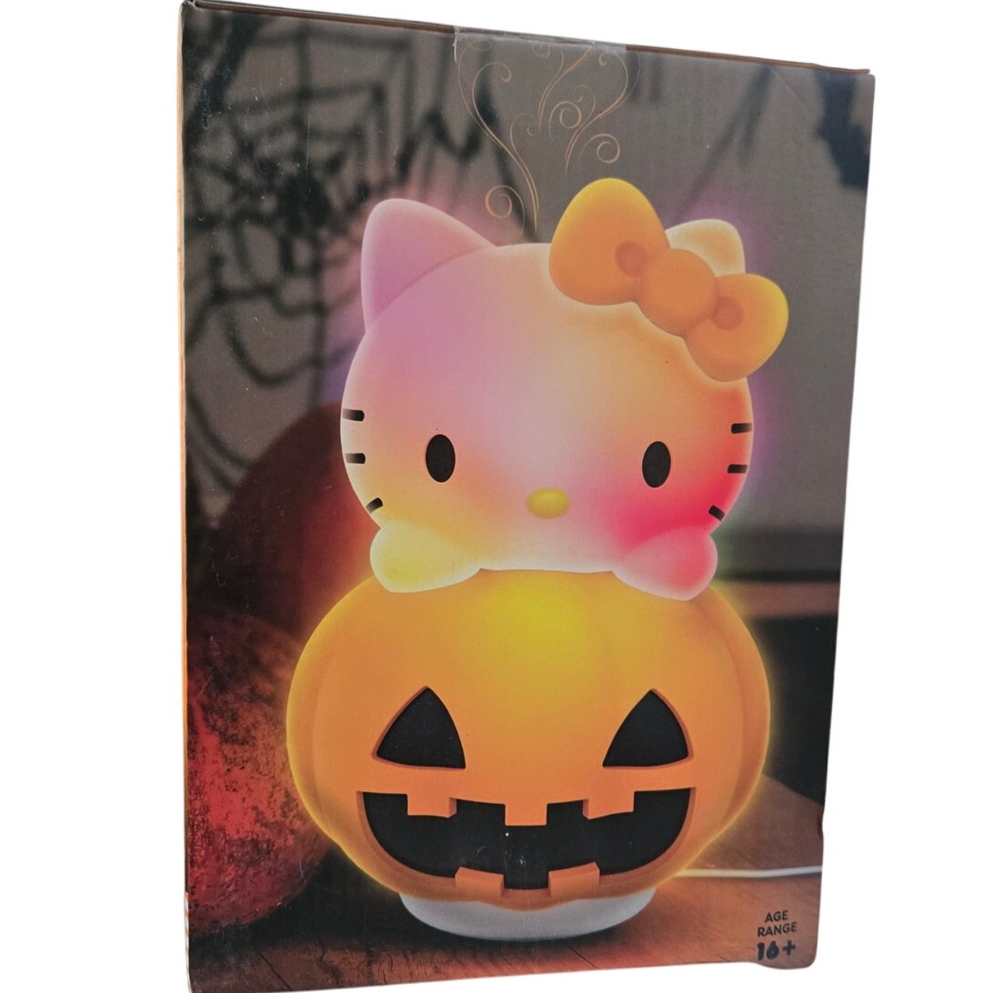 New Halloween Hello Kitty LED Light Up Pumpkin Aroma Fan by Sanrio