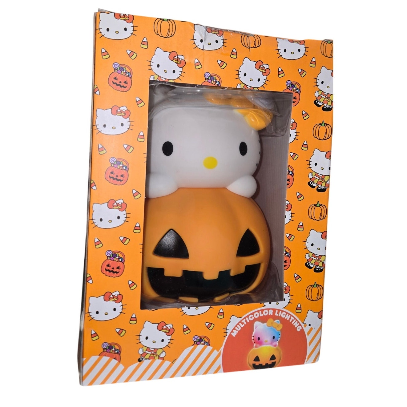 New Halloween Hello Kitty LED Light Up Pumpkin Aroma Fan by Sanrio