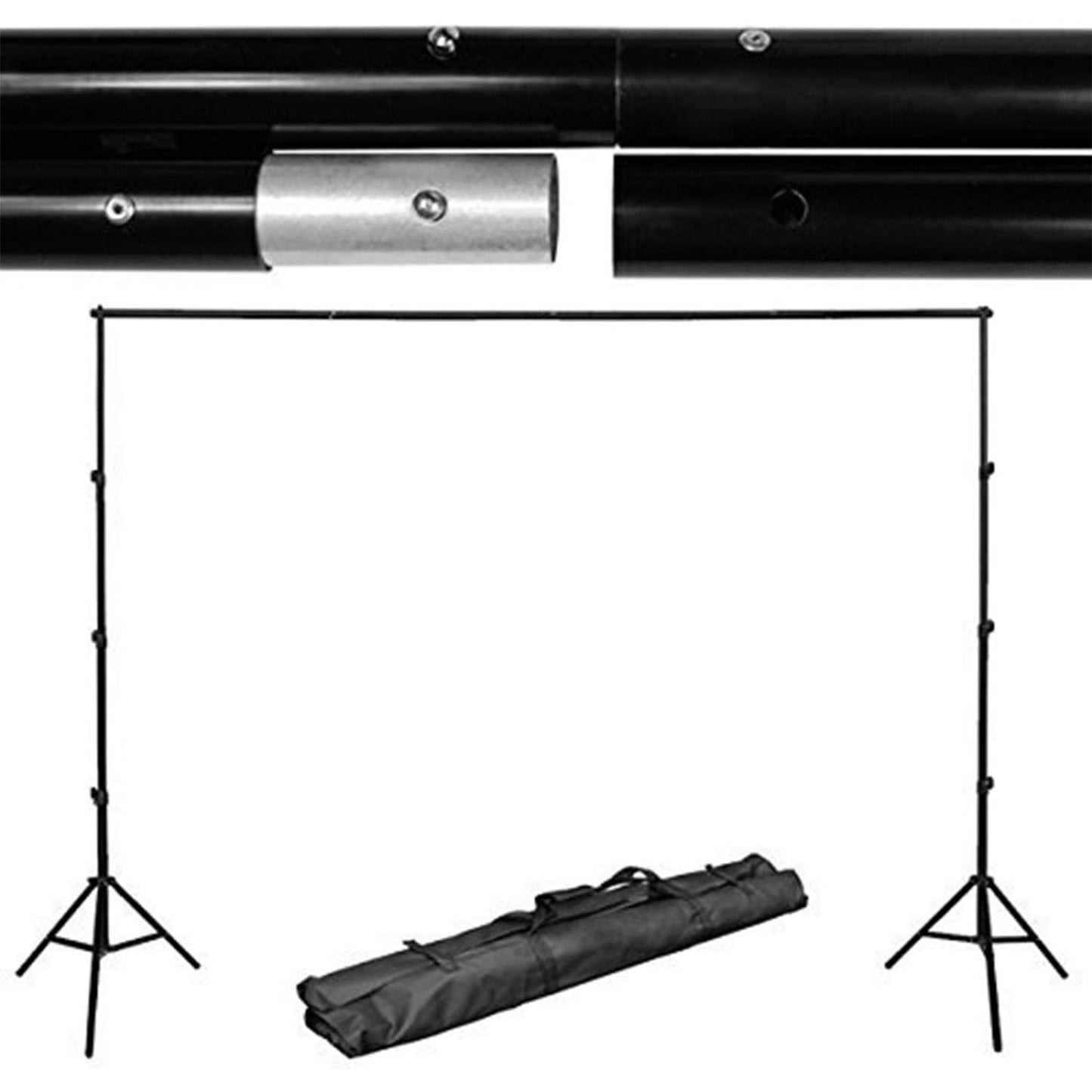 New Large Heavy Duty 10' x 9.8' foot Sturdy Backdrop Stand for Background Screen Height Adjustable