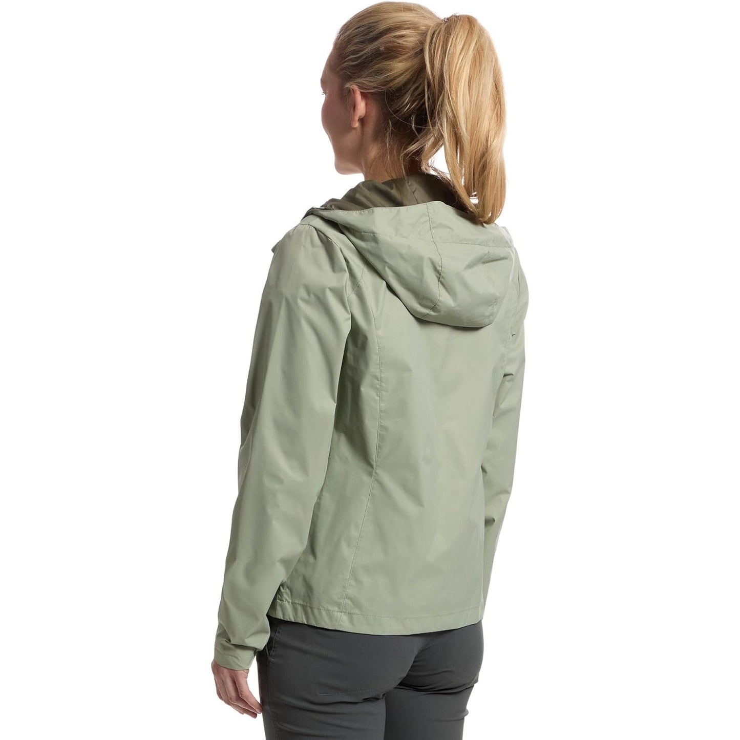 Columbia Women's Scattered Showers Jacket Size S Small w/ Hood Safari Rain Fall Spring