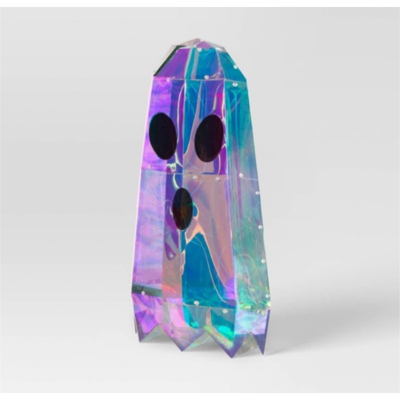 Hyde and Eek 17" Iridescent Light Up Ghost Halloween Decor