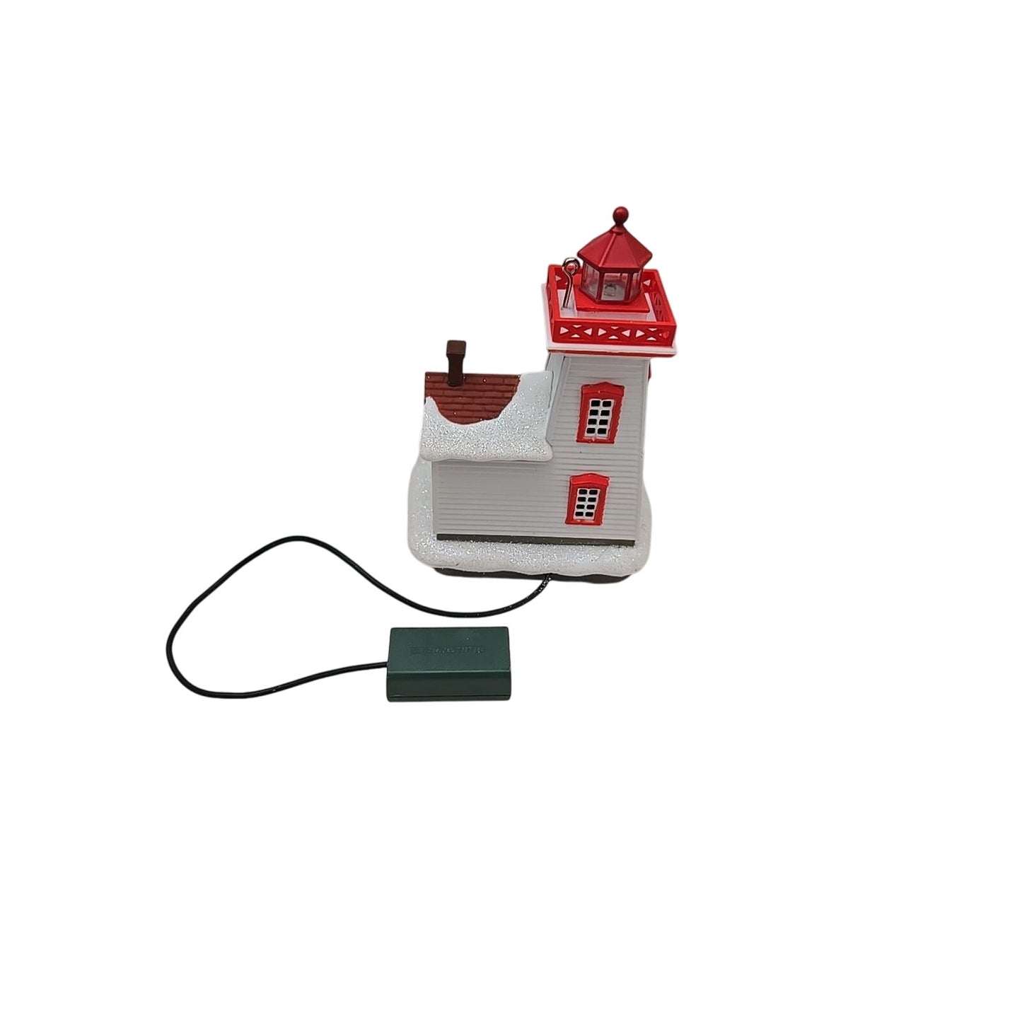 2018 Hallmark HOLIDAY LIGHTHOUSE Magic Cord Ornament 7th in Series