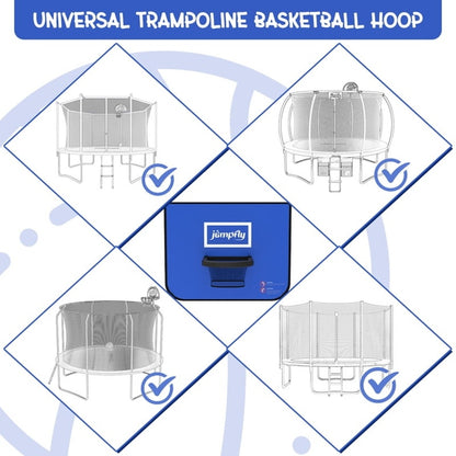 Trampoline Basketball Hoop with Mini Basketballs Easy to Install