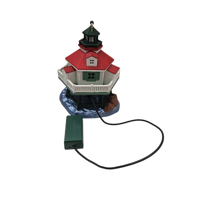 2014 Hallmark Holiday Lighthouse 3rd in Series Magic Light Keepsake Ornament NIB