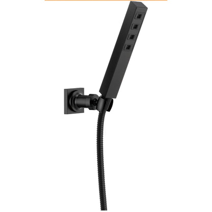 DELTA 55567-BL H2Okinetic Adjustable Wall Mount Hand Shower 1.75 GPM Matte Black