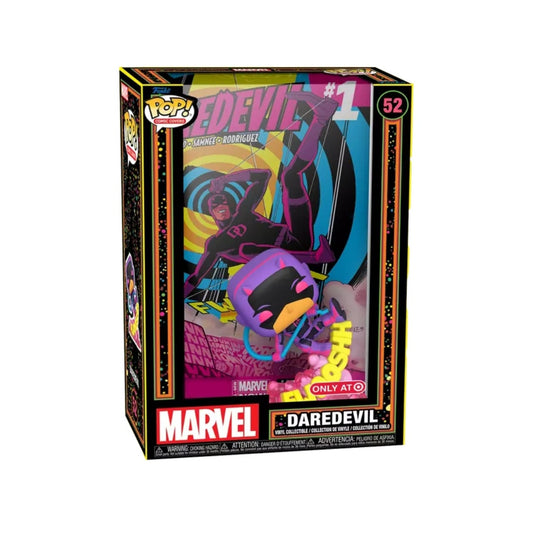 Funko POP! Comic Cover: Daredevil Blacklight Figure #52 Target Exclusive