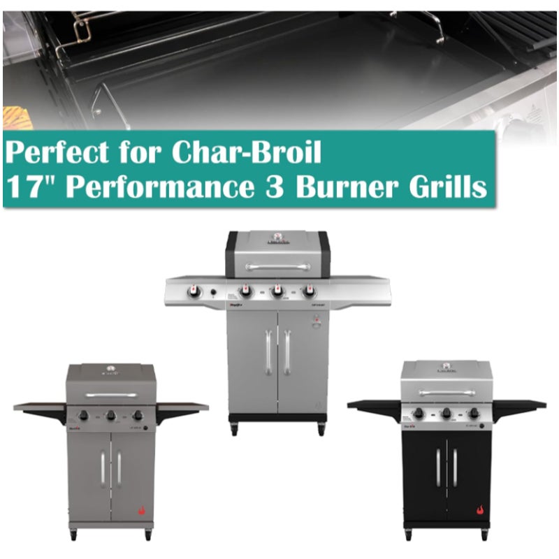 Full-Size Griddle Inserts for Charbroil Performance Convective 3 Burner