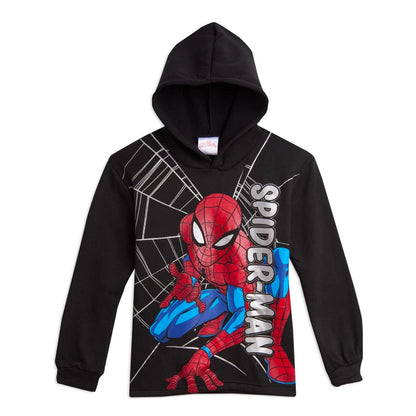 Marvel Avengers Spider-Man Fleece Pullover Hoodie Size 5 Kids