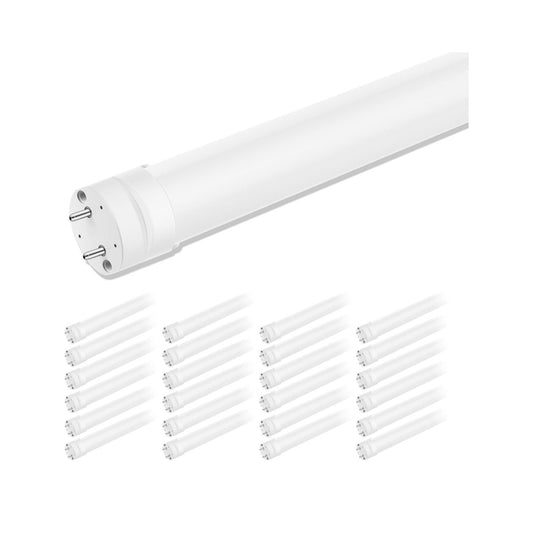 24 Pack T8 LED Bulbs 4FT 6000K Daylight White 40W Equiv Ballast Bypass Dual Ended Type B Light Tube LED Fluorescent Tube Replacement T8 T12 Non-dimmable