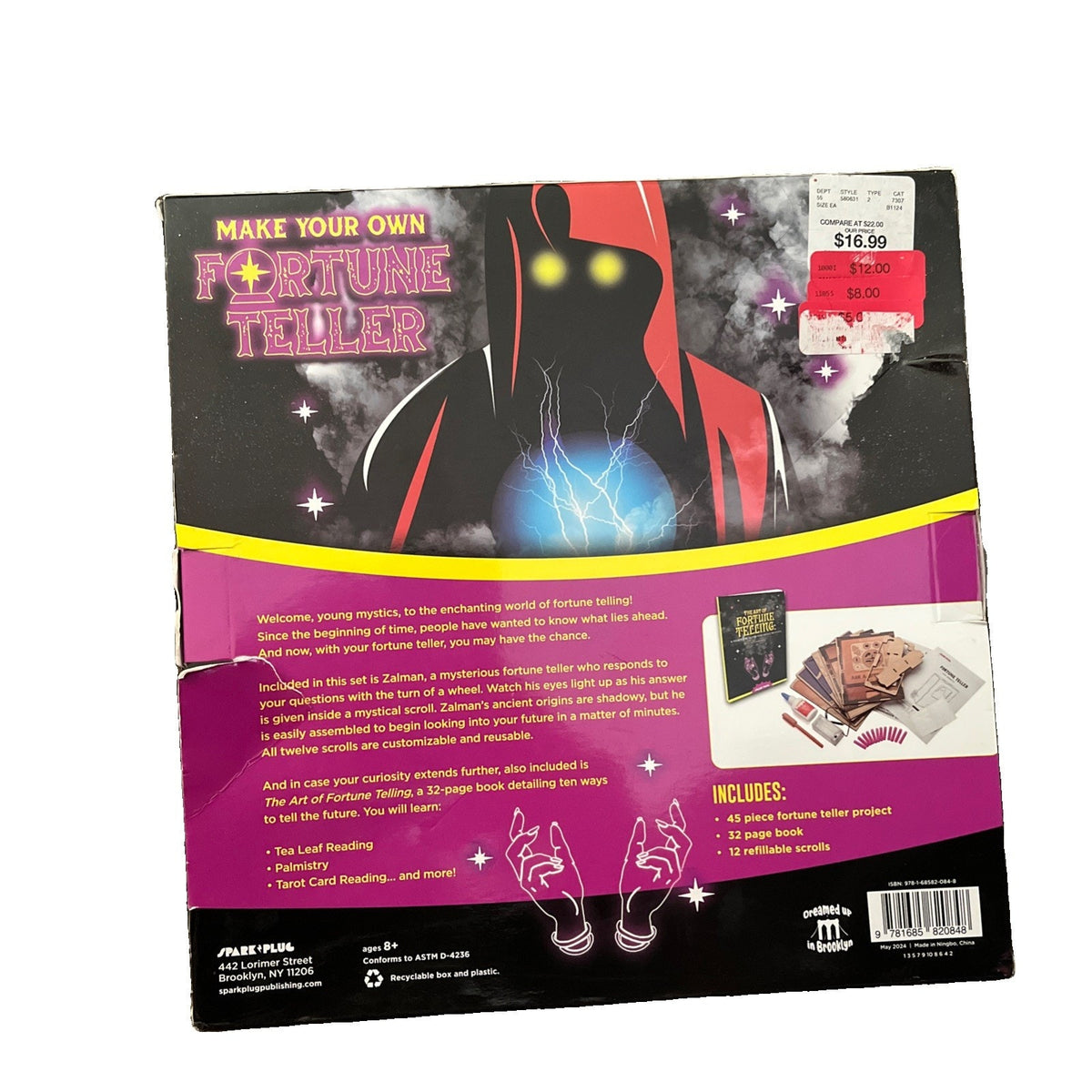 Make Your Own Fortune Teller (2024 Spark Plug Toys Battery Operated Sealed)
