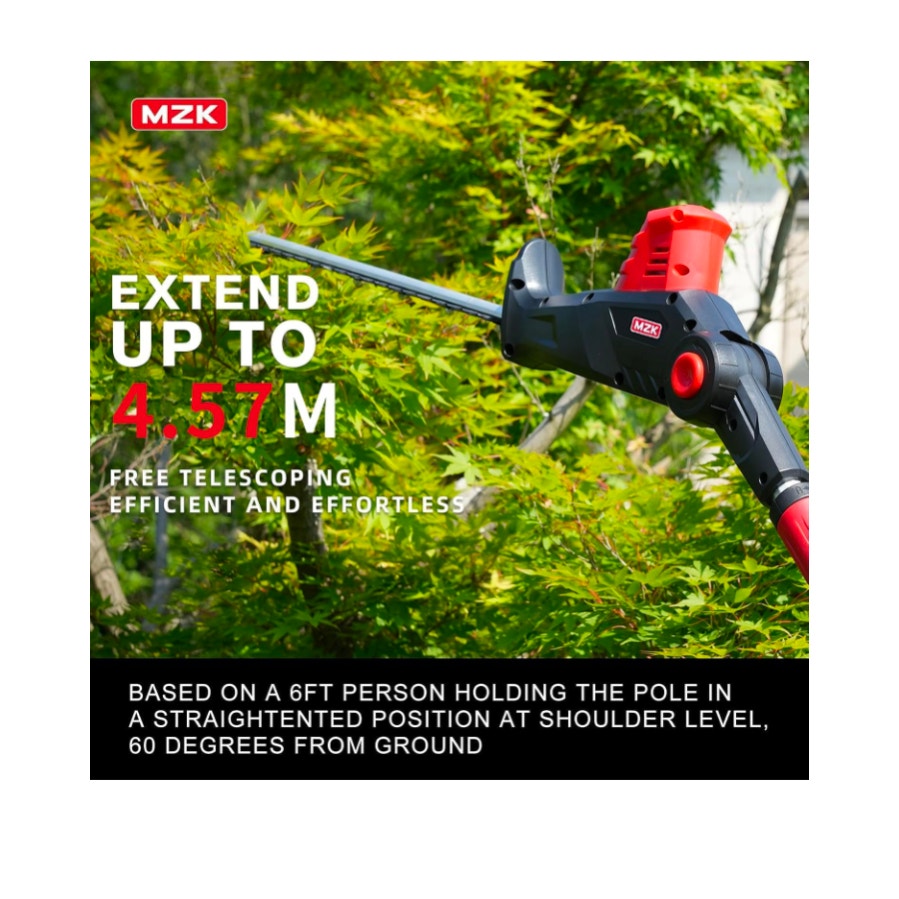 20V MAX 23-inch Cordless Pole Hedge Trimmer