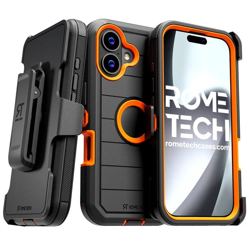 Apple iPhone 17 Defender Case 4 Layers w/ 360-Degree Swivel Belt Clip