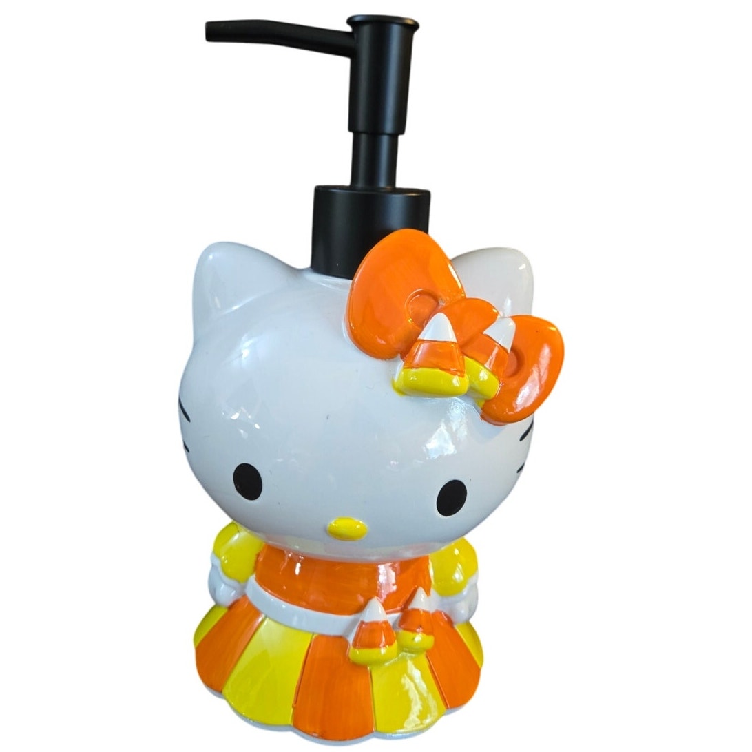 Hello Kitty Halloween Candy Corn Dress Costume Soap Soap/Lotion Dispenser Kawaii