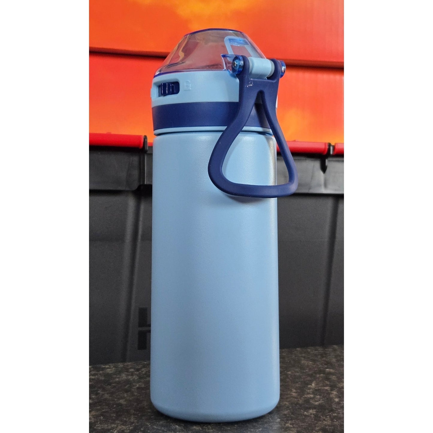 Manna Astor Stainless Steel Leak-Proof Reusable Water Bottle - 18 Oz (Baby Blue)