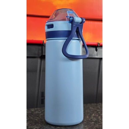 Manna Astor Stainless Steel Leak-Proof Reusable Water Bottle - 18 Oz (Baby Blue)